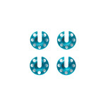 Tamiya ##TAM53876 Tamiya TT-01 Aluminum Damper Retainer, 1mm Down Type, 4 pcs