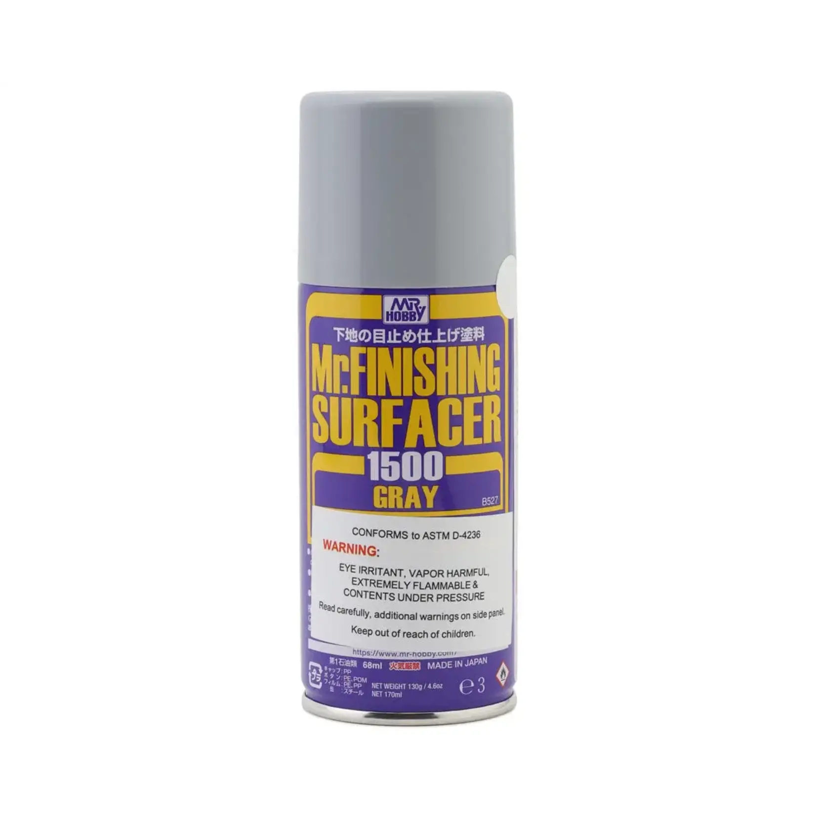 GSI Creos GNZ-B527 GSI Creos Mr. Hobby Mr. Finishing Surfacer 1500 (Grey)