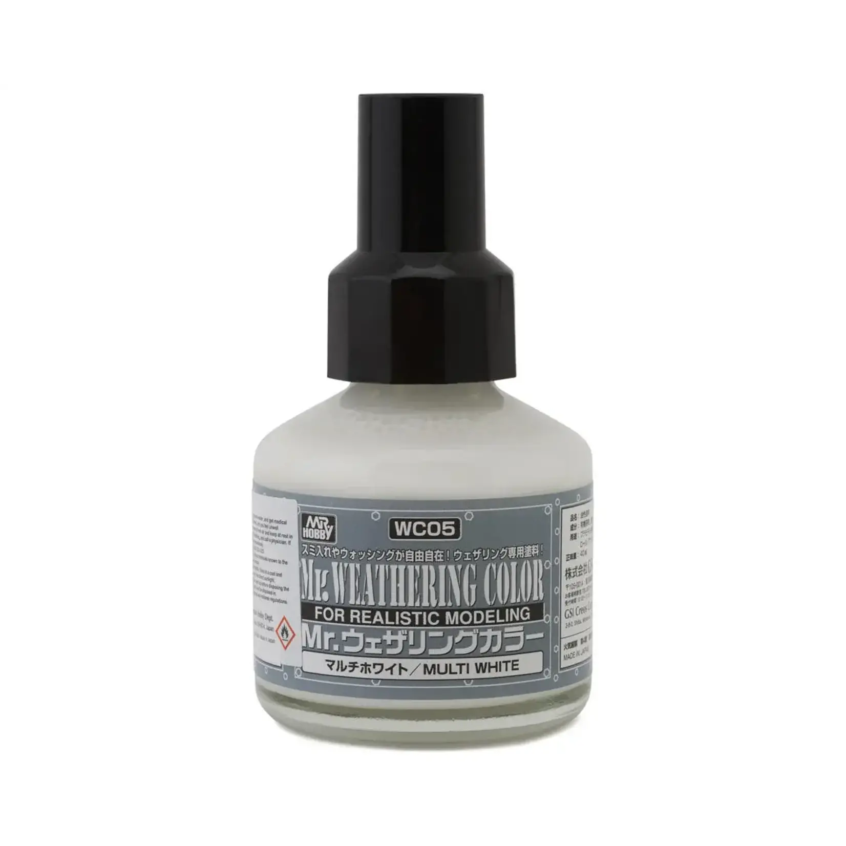 GSI Creos GNZ-WC05 GSI Creos Mr. Hobby WC05 Mr. Weathering Color Paint White (40ml)