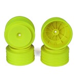 DE Racing DERPS4AY DE Racing Speedline Plus Short Course Wheels, for Associated SC6M Yellow