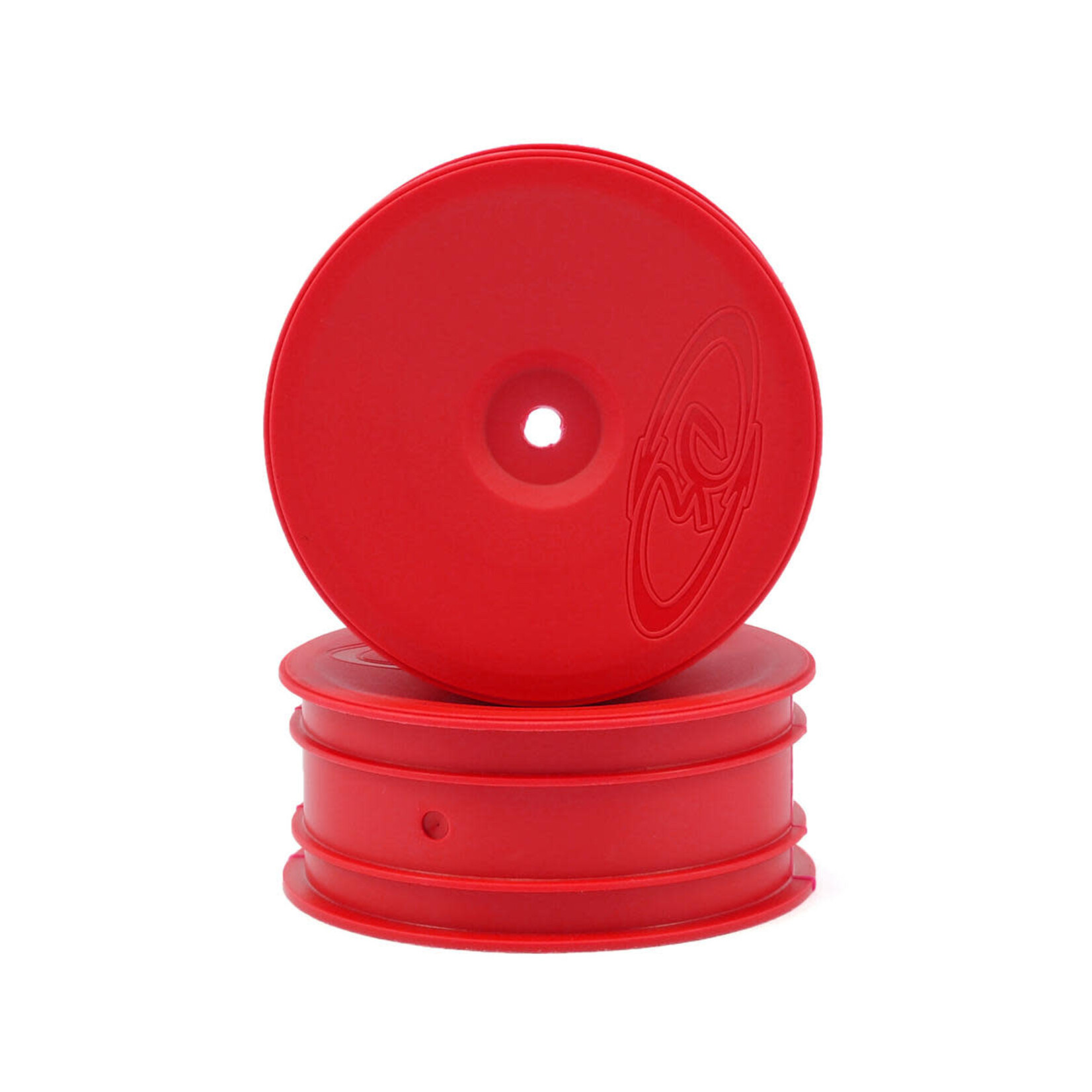 DE Racing DERSBAFR DE Racing Speedline Buggy Front Wheels for Associated B6 B7 Red (2)