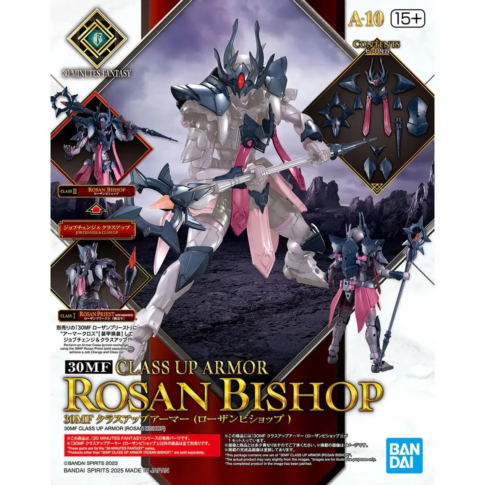 Bandai BAN2745408 Bandai 30MF Rosan Bishop "30 Minute Fantasy" Class Up Armor Accessory Kit