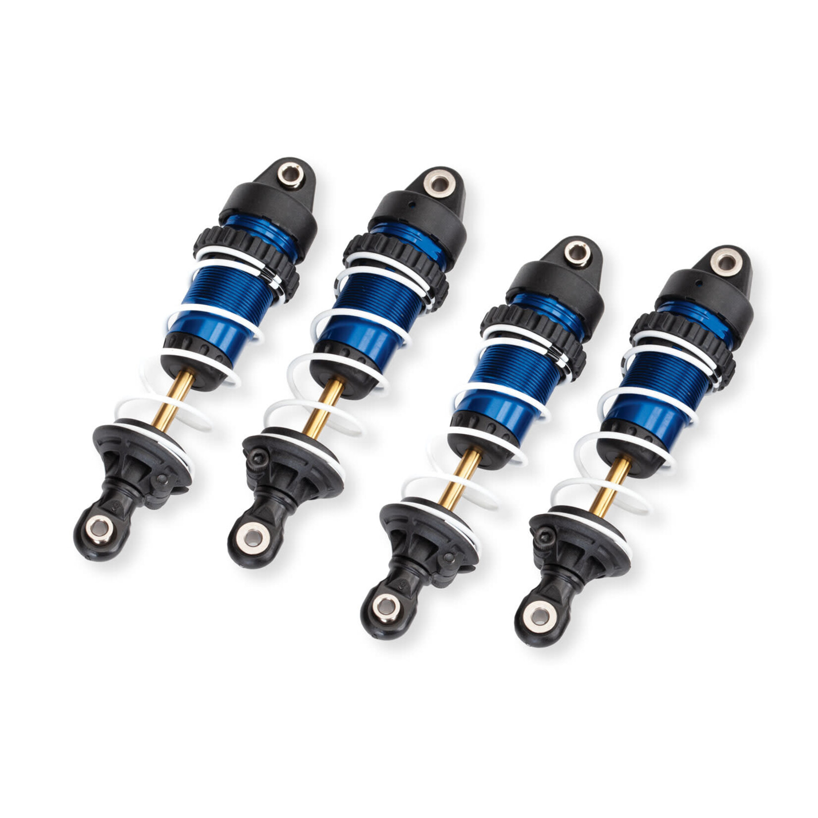 Traxxas TRA10765-BLUE Traxxas Mini Maxx Blue Aluminum Mini GTR Long Shocks & Springs (2)