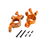 Traxxas TRA7836-ORNG Traxxas X-Series Orange Aluminum Steering Blocks (L&R)