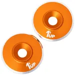 1UP 1UP820621 1Up Racing 7075 LowPro Wing Washers - M3 - 2pcs - Orange