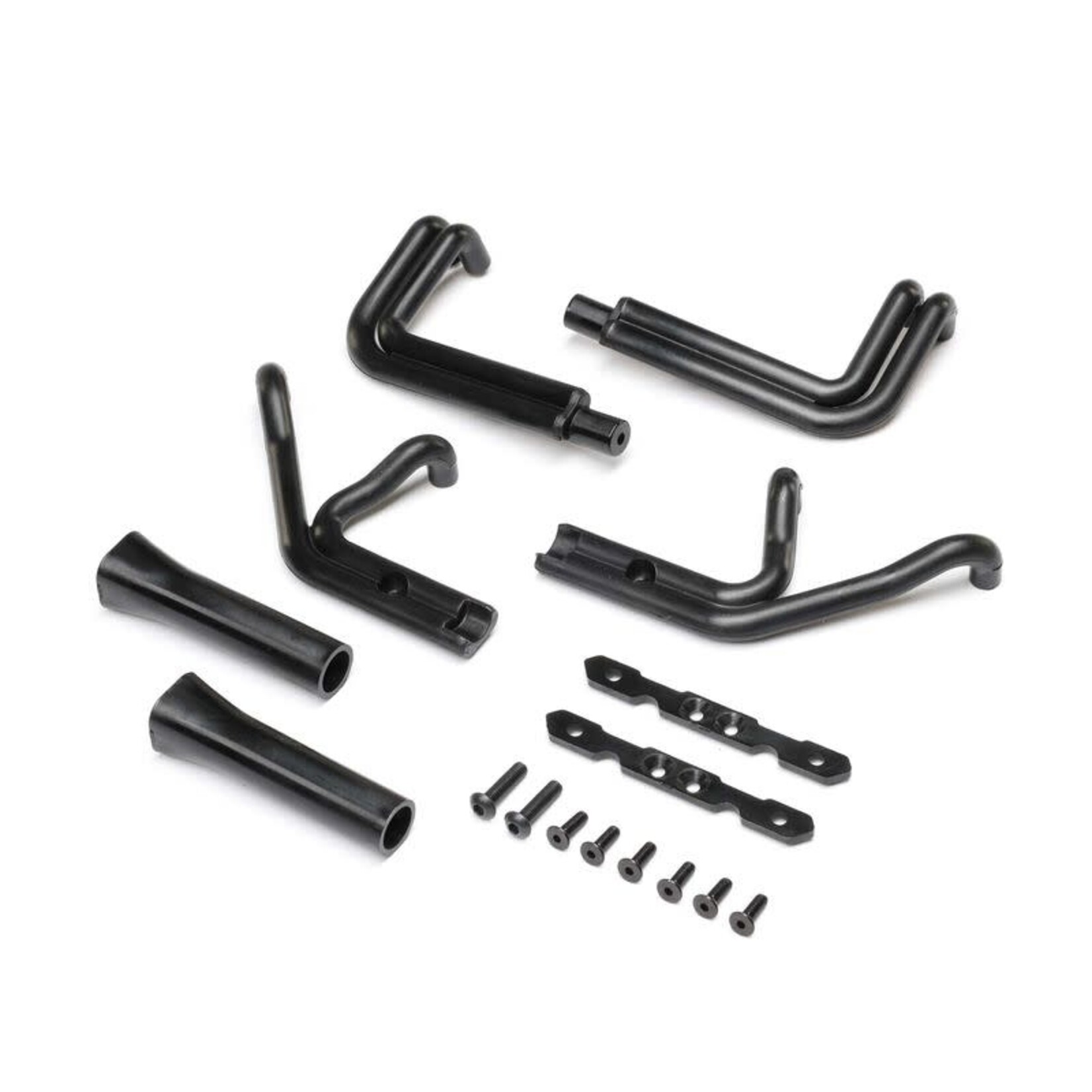 Losi LOS-1897 Losi Header Set, Matte Black: 22S Sprint
