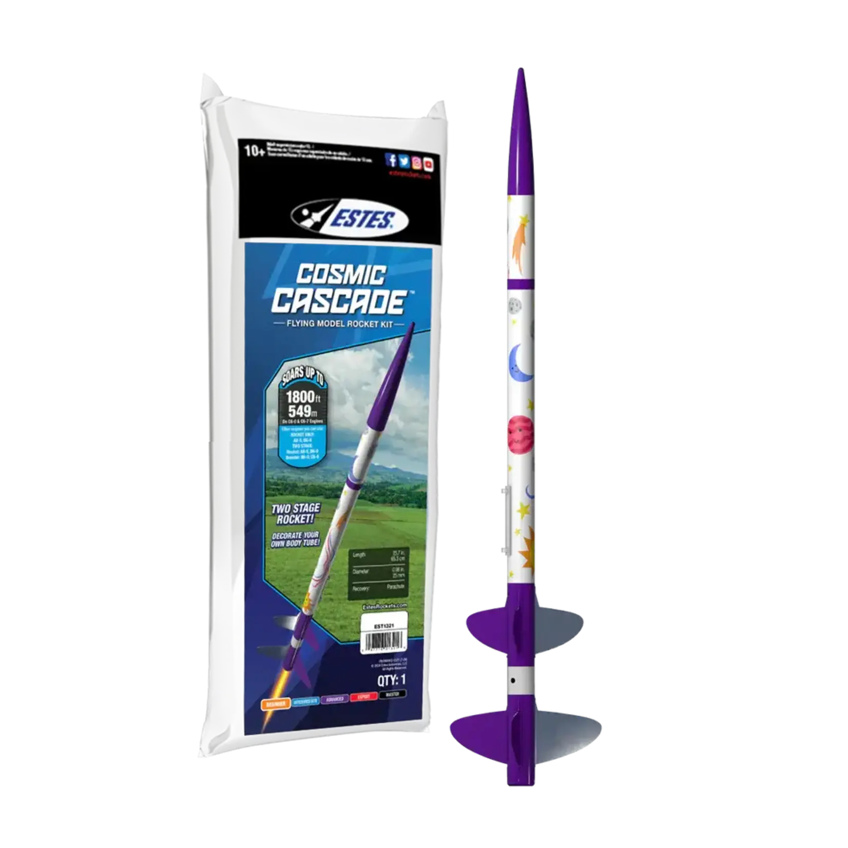 Estes EST1321 Estes Cosmic Cascade Model Rocket