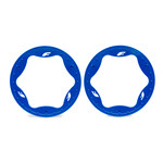 Traxxas TRA10948-BLUE Traxxas Funco 4.3" Blue Funco Rear Beadlock Rings (2)