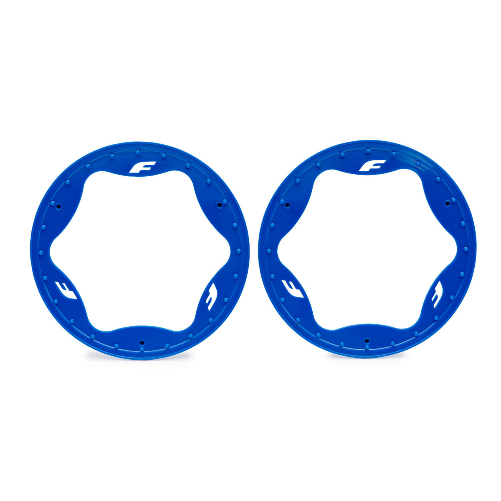 Traxxas TRA10948-BLUE Traxxas Funco 4.3" Blue Funco Rear Beadlock Rings (2)