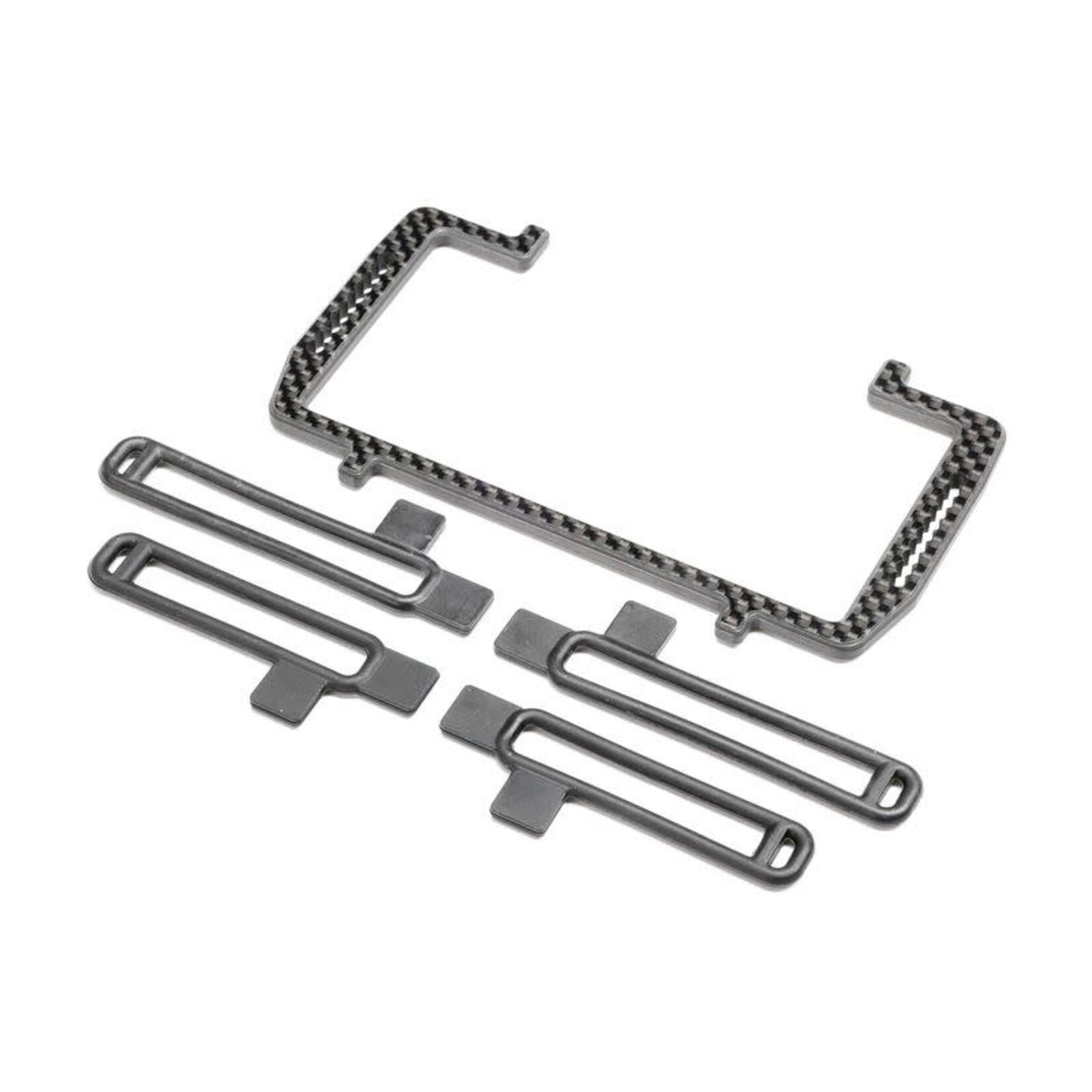 TLR TLR-1101 TLR 22X Carbon Battery Mount Set