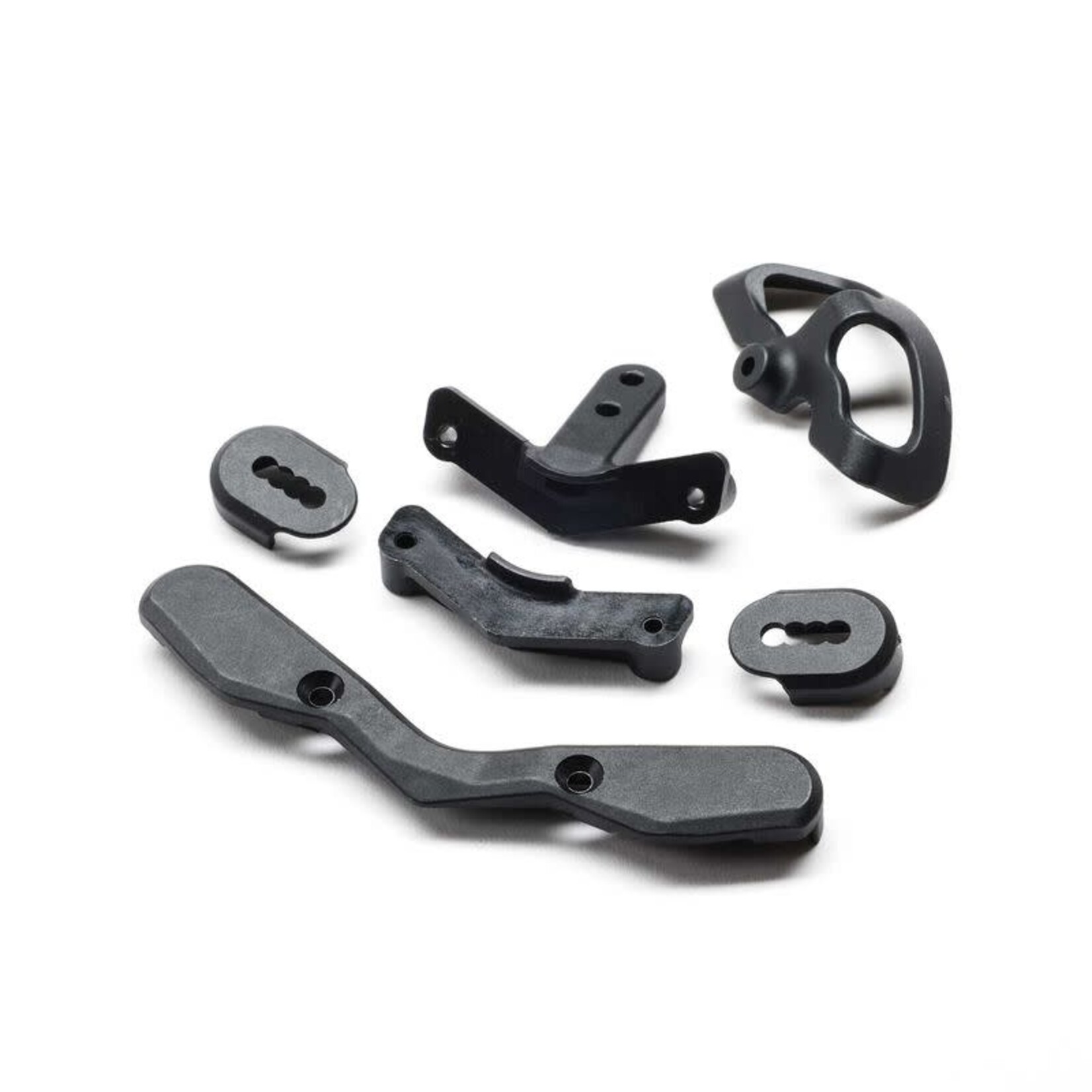 TLR TLR-1104 TLR 22X Shock Tower Mounts, Upper Wing Mount, Spur Shield