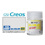GSI Creos GNZ-GX113 Mr. Color GX Super Clear III UV Cut Flat 18ML