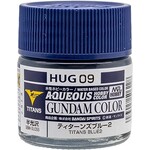 GSI Creos GNZ-HUG09 GSI Creos Mr. Hobby "Aqueous Gundam Color" Titans Blue 2 (10ML)