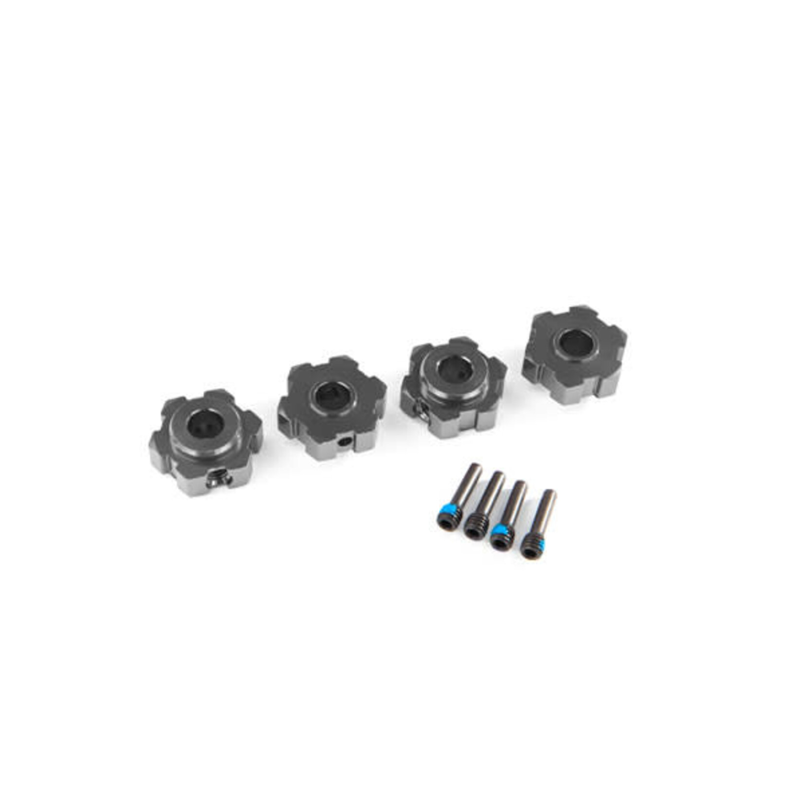 Traxxas TRA8956-GRAY Traxxas Wheel Hubs Hex Aluminum Gray Maxx