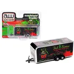 Auto World CP7894 Auto World Mijo Exclusive Rat Fink 2 Axle Enclosed Trailer 1/64 Scale