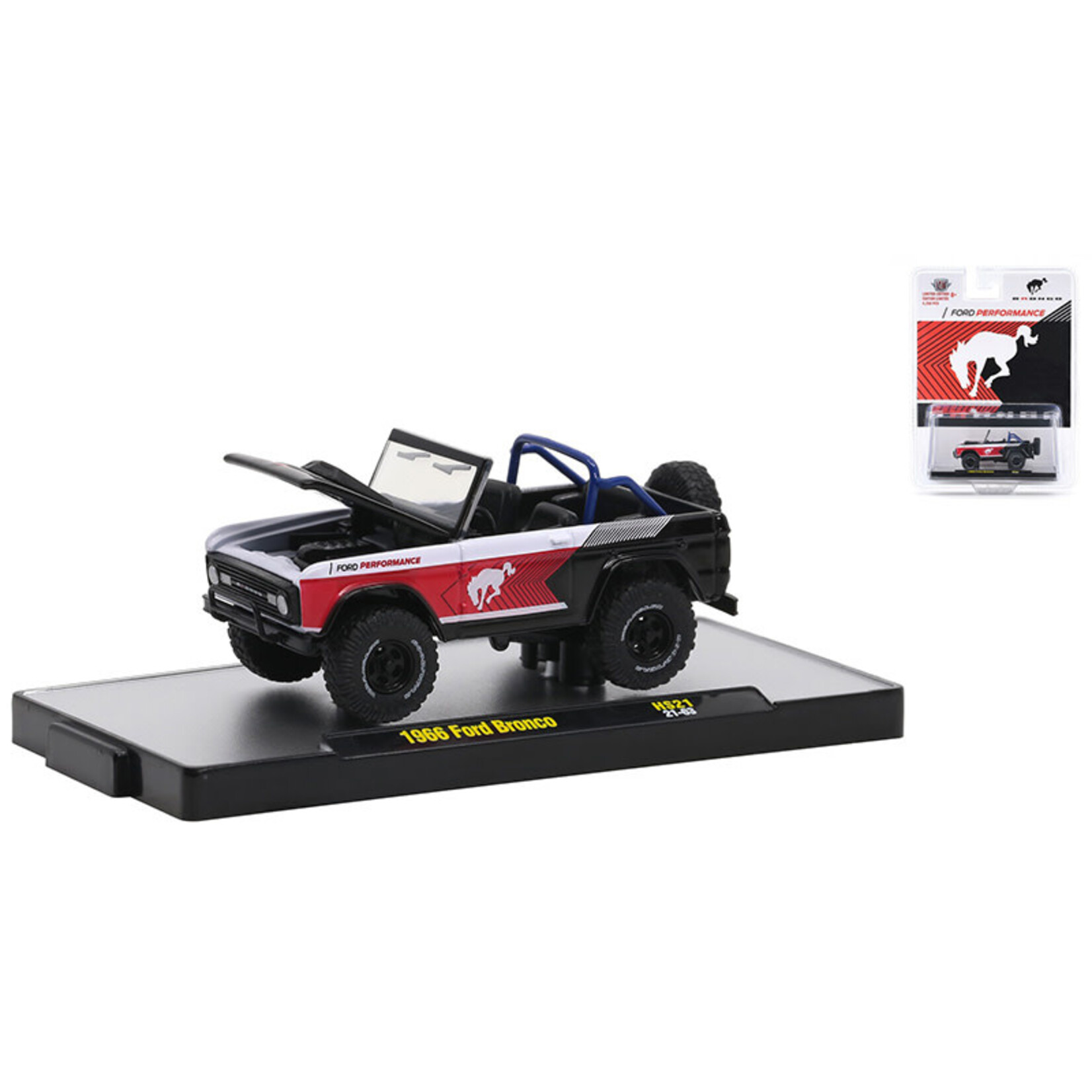 M2 Machines 31500-HS21 M2 Machines 1966 Ford Bronco 1:64 Scale