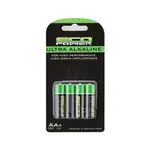 EcoPower ECP-5061 EcoPower Ultra Alkaline AA Batteries (4) (Mercury & Cadmium Free)