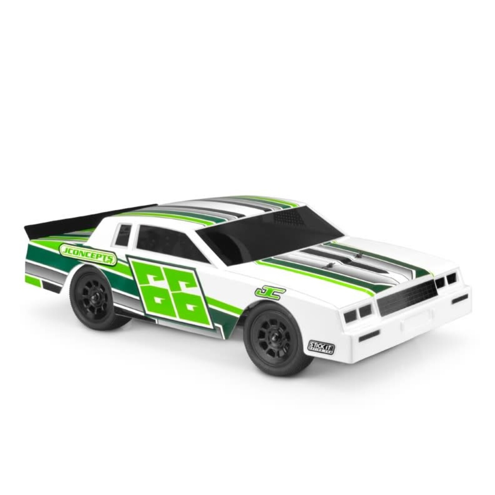 JConcepts JCO0422L JConcepts 1987 Chevy Monte Carlo Street Stock Dirt Oval Body (Clear)