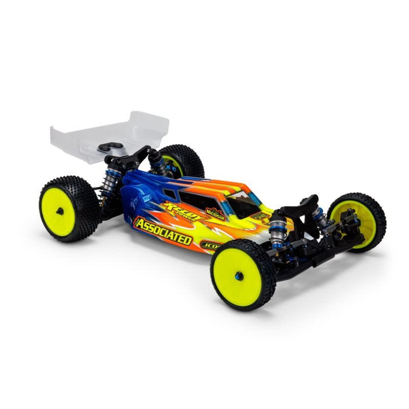 JConcepts JCO0615L JConcepts RC10 B7/B7D "S2" Body w/Turf Wing (Clear)- Lightweight