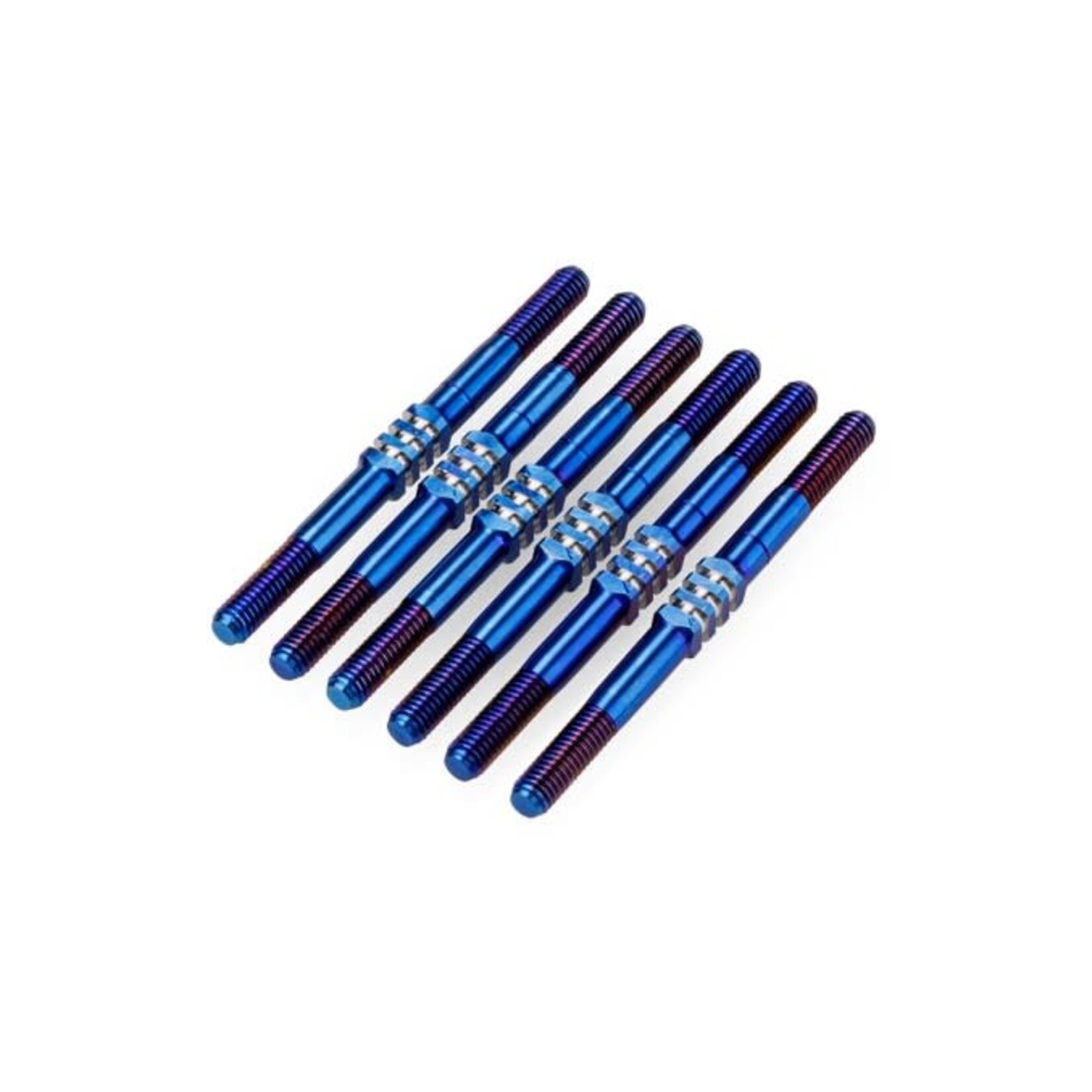 JConcepts JCO2848-1 JConcepts TLR 22 5.0 3.5mm Fin Turnbuckle Kit Blue