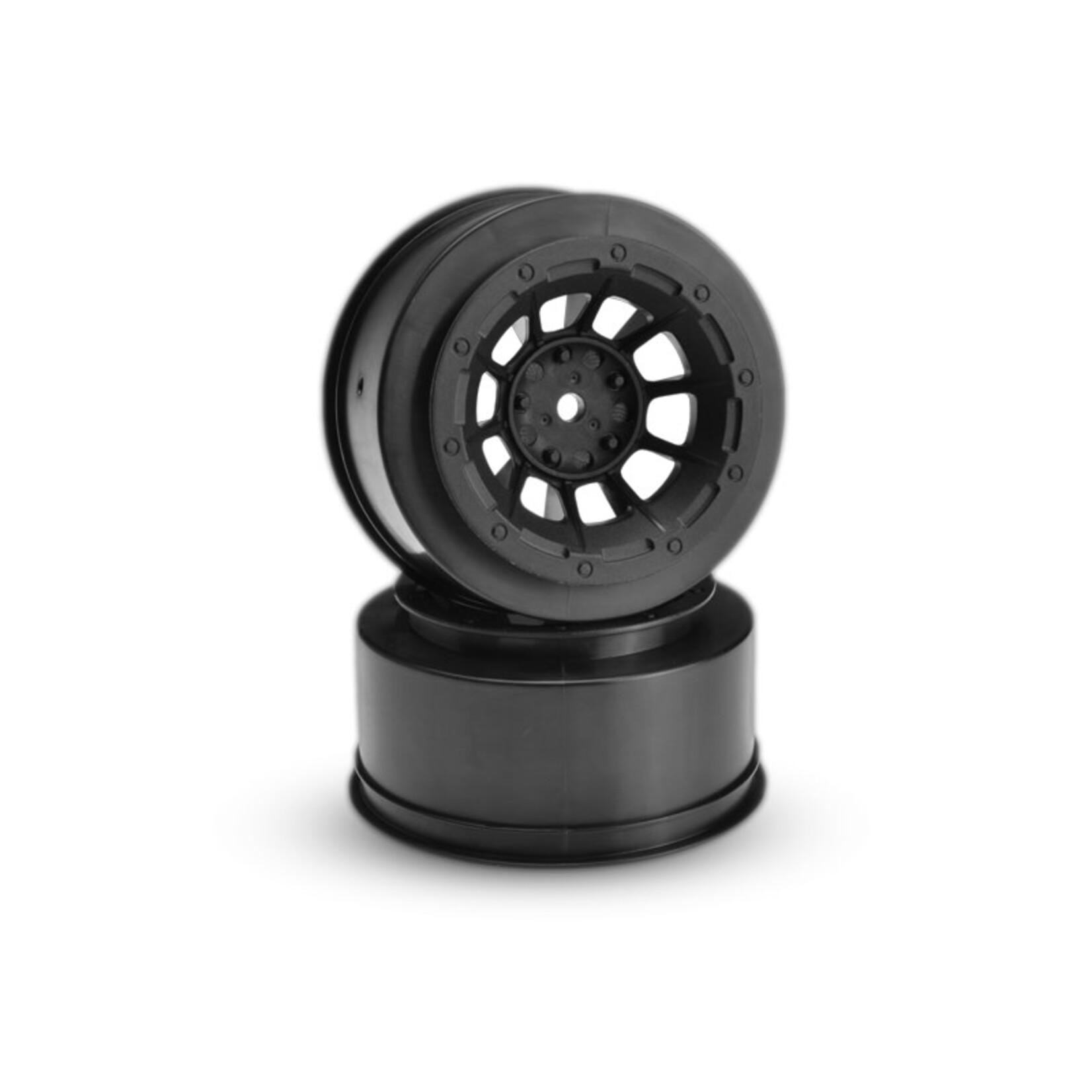 JConcepts JCO3350B JConcepts 12mm Hex Hazard Short Course Wheels (Black) (2) (Slash Front)