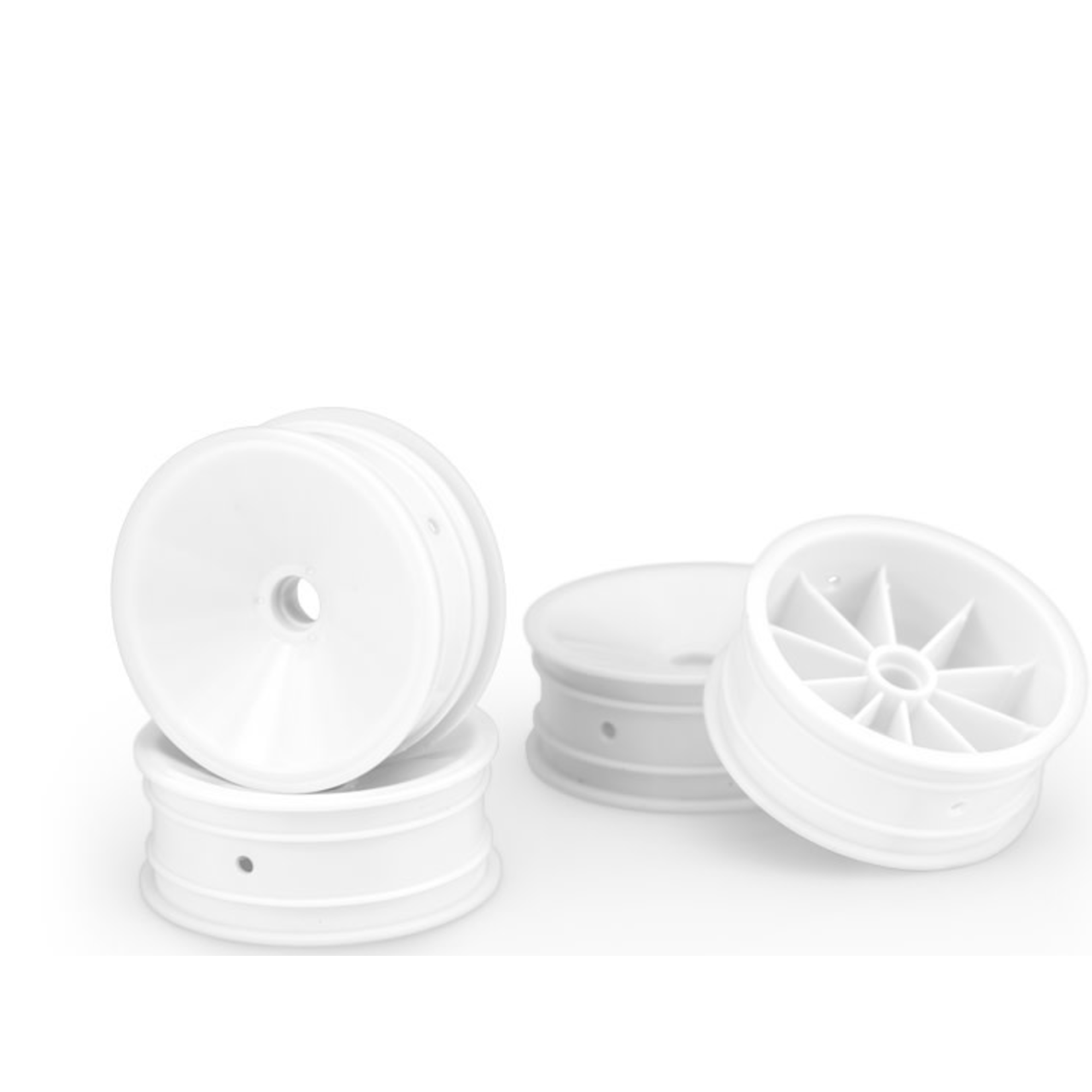 JConcepts JCO3403W JConcepts Mono 2.2 Bearing Front Wheels (White) (4) (RC10)
