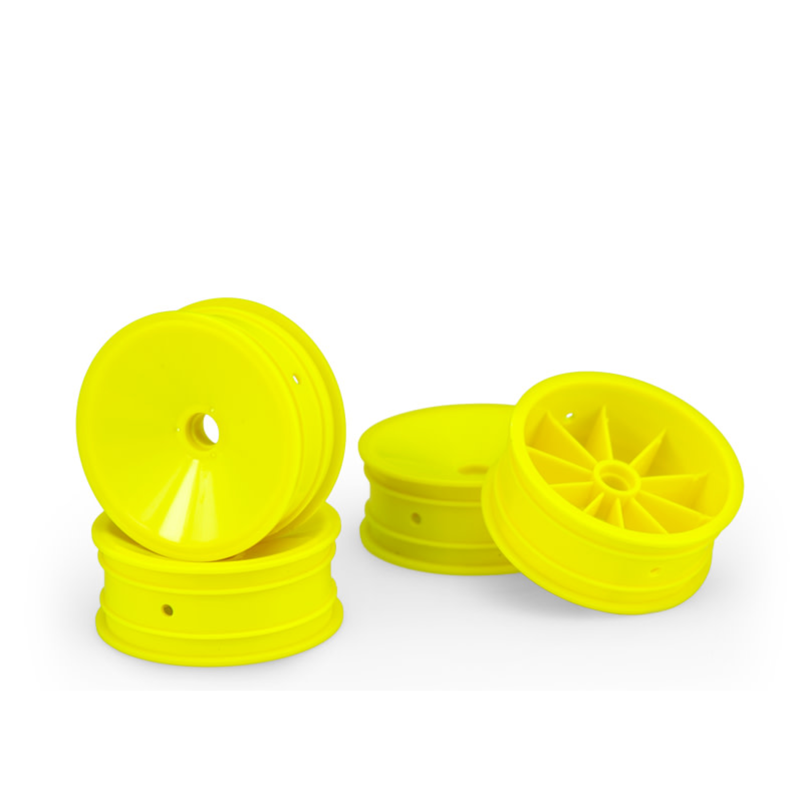 JConcepts JCO3403Y JConcepts Mono 2.2 Bearing Front Wheels (Yellow) (4) (RC10)