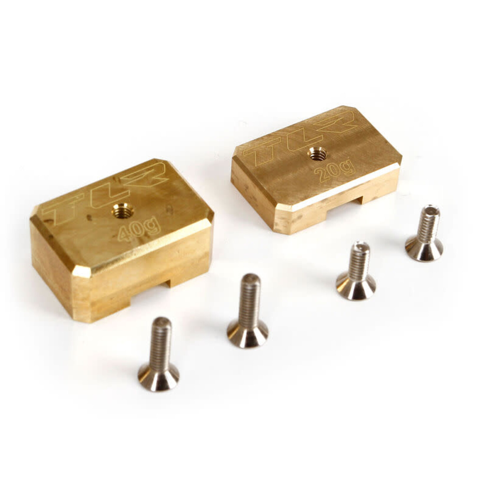 TLR **TLR341001 Team Losi Racing Brass Weight System (20g + 40g) (8IGHT-T 3.0)