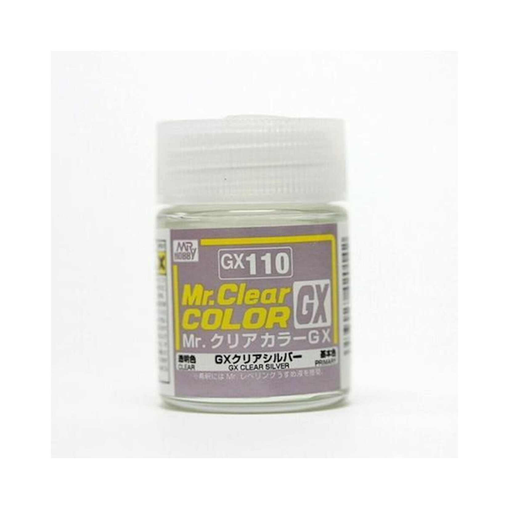GSI Creos GUZGX110 GSI Creos Mr. Hobby GX110 Clear Silver 18ml GX
