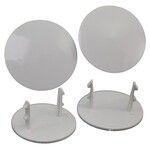 DE Racing DERGMPW DE Racing Gambler Snap-In Mud Plugs (White)