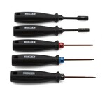 EcoPower ECP-3035 EcoPower 5-Piece RC Essential Tool Set (1.5/2.0/2.5mm Hex Drivers) (5.5/7mm Nut Drivers)