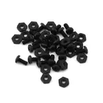 McAllister MCA463-B McAllister Screw and Nut kit Plastic 4-40 1/4" (20 Pcs of each) Black