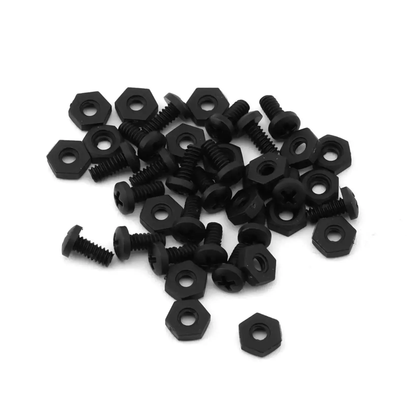 McAllister MCA463-B McAllister Screw and Nut kit Plastic 4-40 1/4" (20 Pcs of each) Black