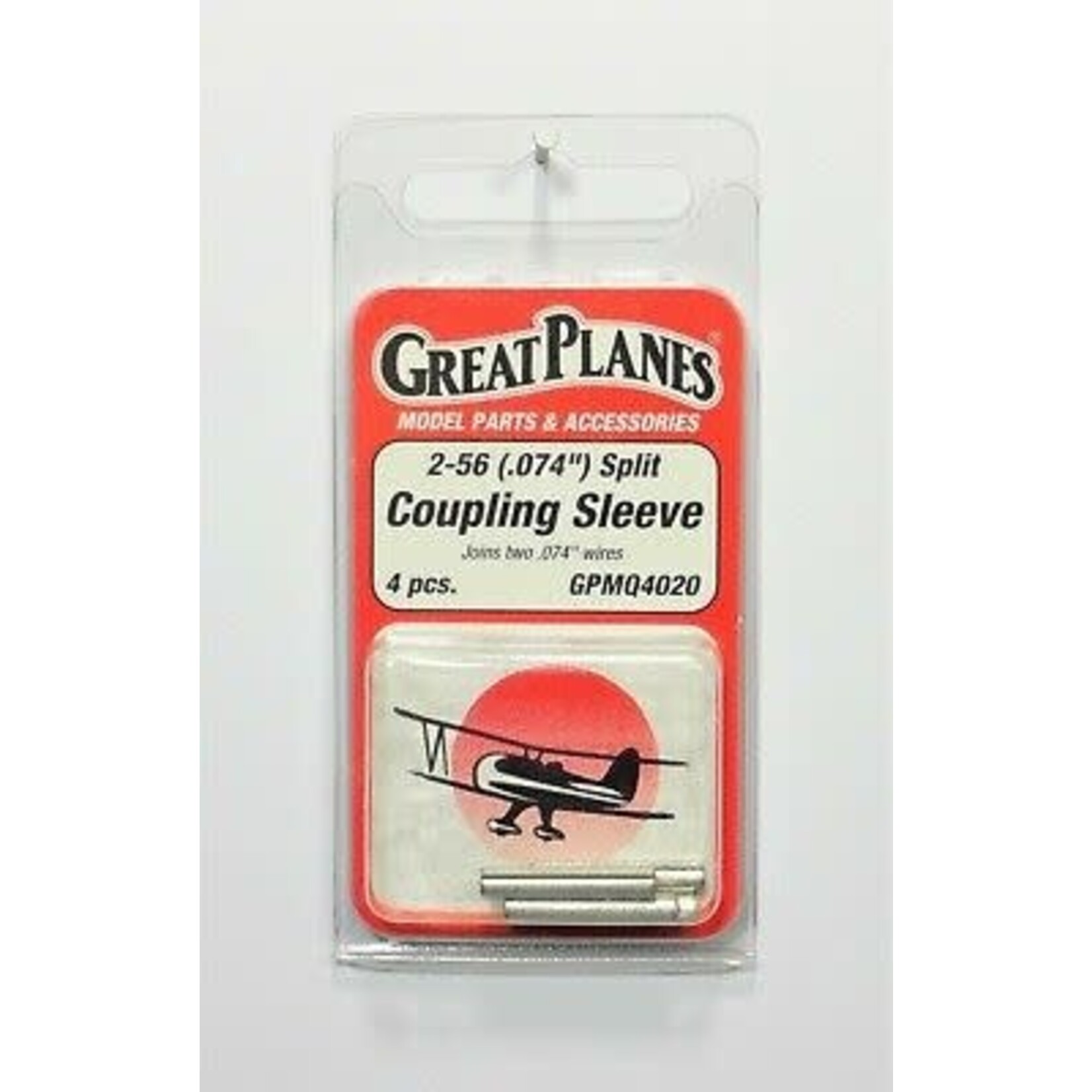 Great Planes GPMQ4020 Great Planes 2-56 Split Coupling Sleeve (4)
