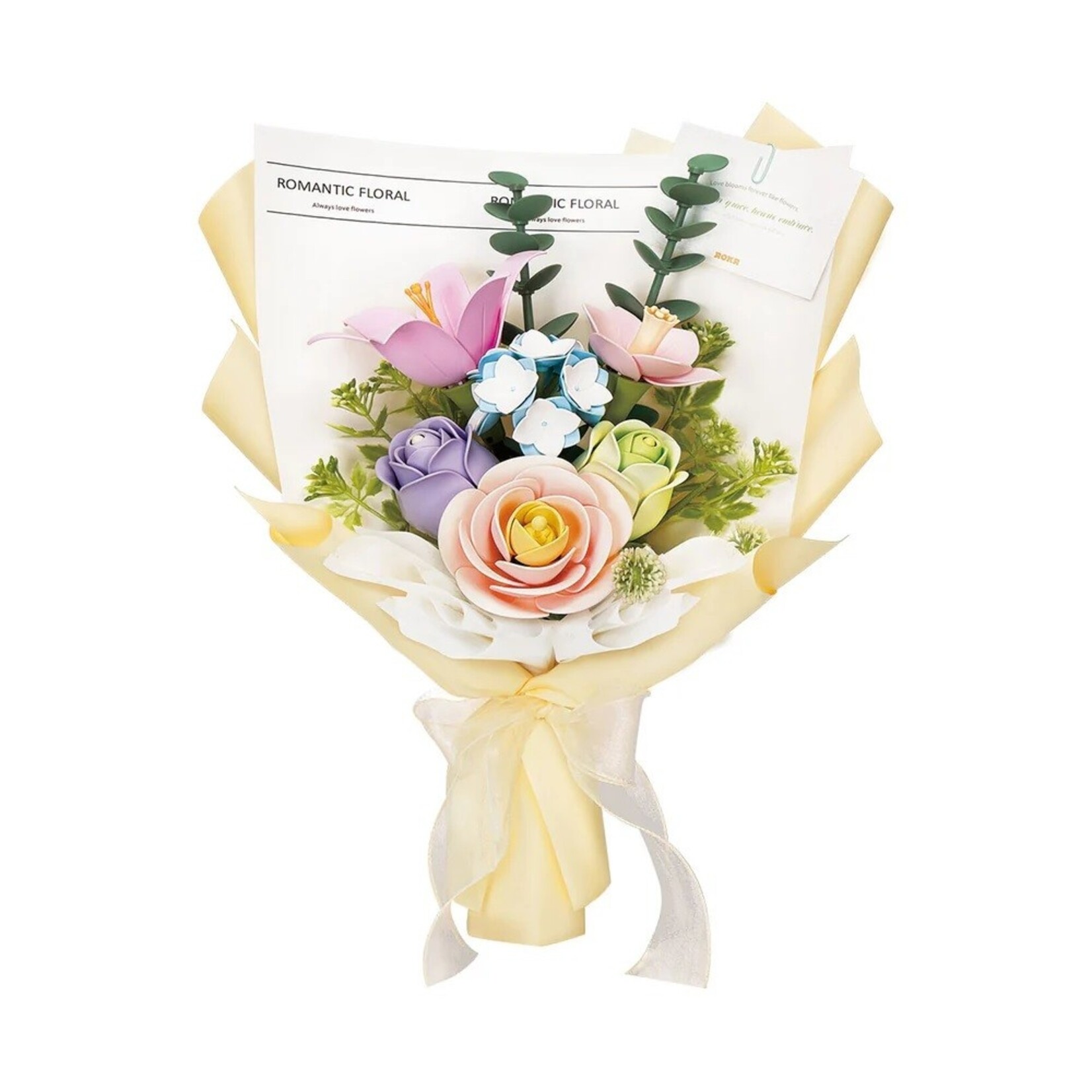 Robotime ROEAF01J Robotime Spring Time Bouquet DIY 3D Puzzle