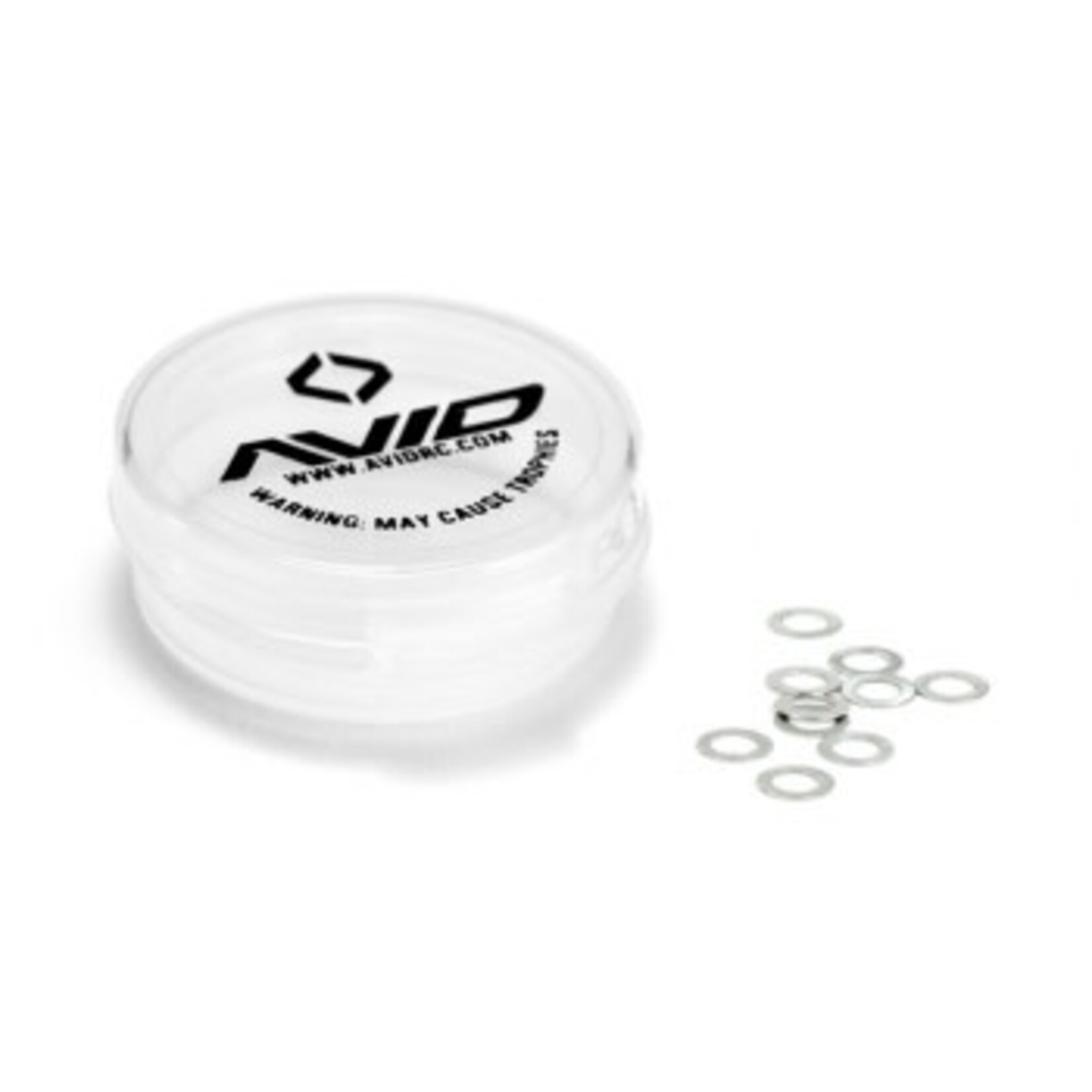 Avid RC AV-SHIM-SS-301 Avid 3x5x0.1mm Stainless Steel Shim | 10 Pack