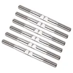 1UP 1UP-74912-RAW 1UP Racing Pro Duty Titanium Turnbuckle Set - AE RC10B84 & B84D - Raw
