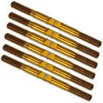 1UP 1UP-74912-BRONZE 1UP Racing Pro Duty Titanium Turnbuckle Set - AE RC10B84 & B84D - Bronze