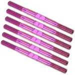 1UP 1UP-74912-PINK 1UP Racing Pro Duty Titanium Turnbuckle Set - AE RC10B84 & B84D - Pink