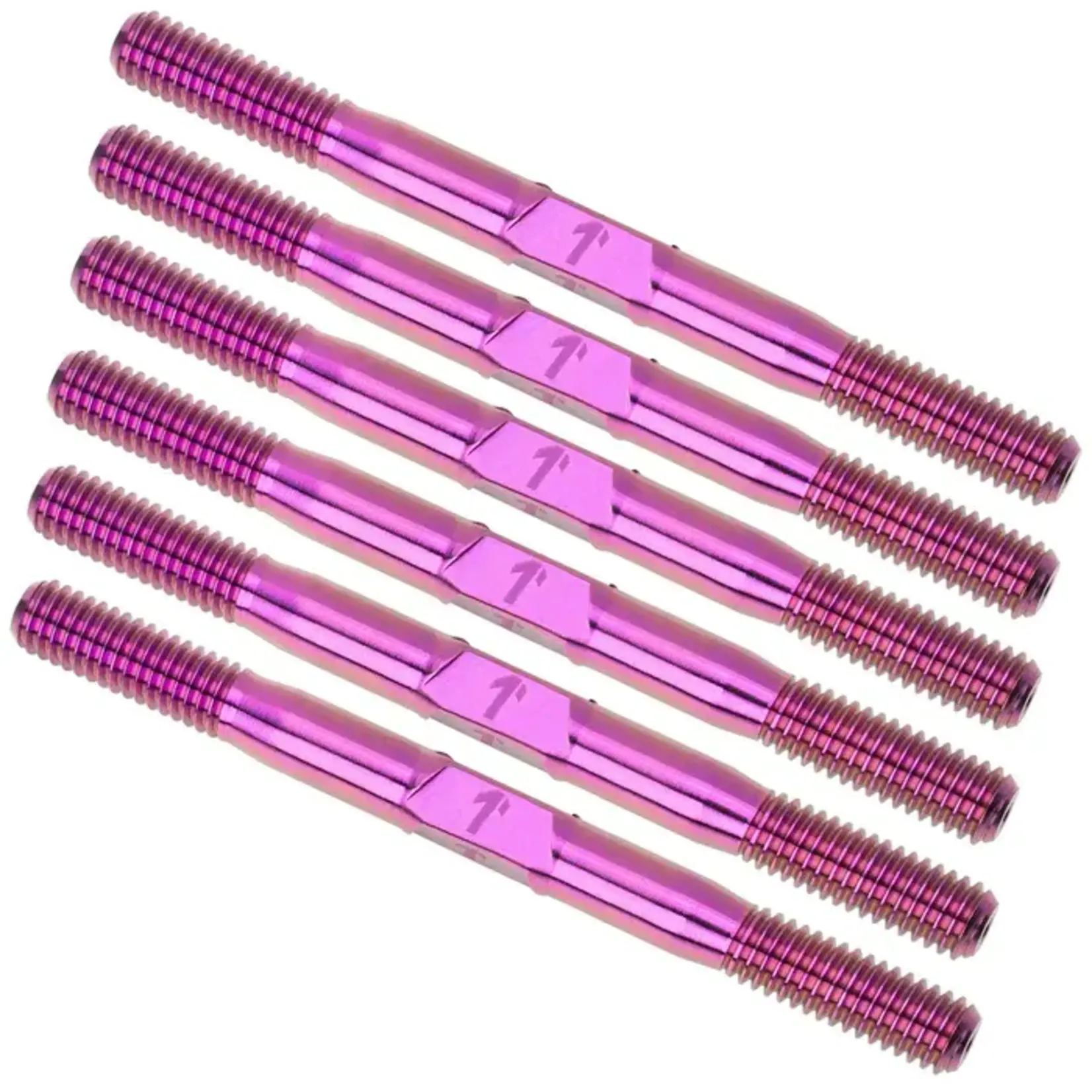 1UP 1UP-74912-PINK 1UP Racing Pro Duty Titanium Turnbuckle Set - AE RC10B84 & B84D - Pink