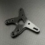 R1 R1900151-F R1 Wurks B7 Front Carbon Fiber Shock Tower, -2mm (Matte Forged)