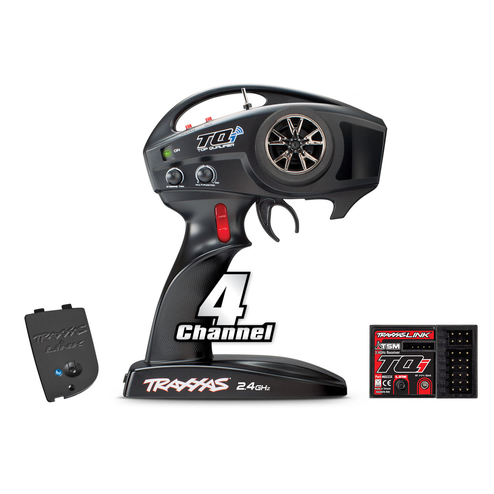 Traxxas TRA6507A Traxxas TQi 4-Ch 2.4 GHz Radio System & Wireless Module
