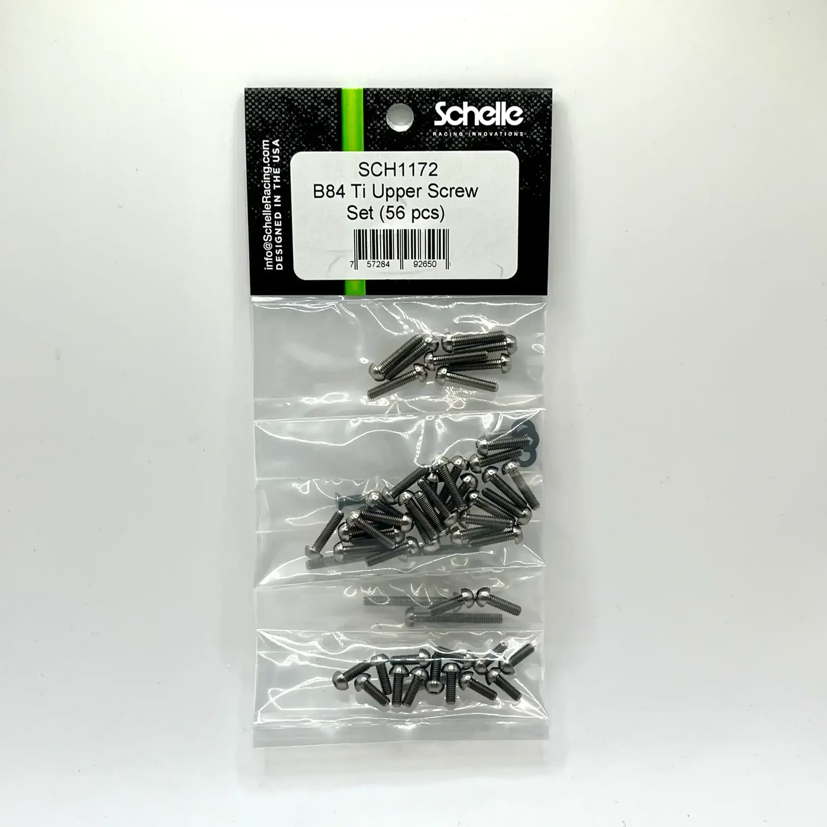 Schelle SCH1172 Schelle B84 / B84D Titanium Upper Screw Set