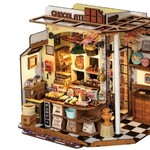 Robotime ROEDG174 Robotime Henry's Chocolate, DIY Miniature House