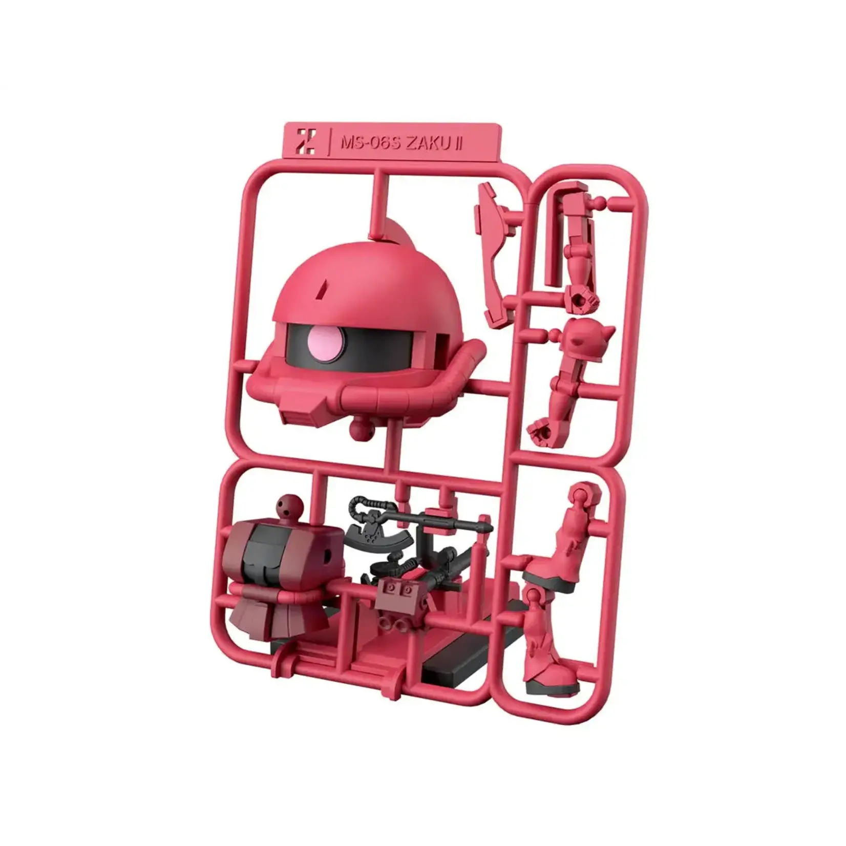 Bandai BAN2773781 Bandai 1/1 Char's Zaku-Kun DX Set (With Runner Ver. Recreation Parts) "Mobile Suit Gundam"