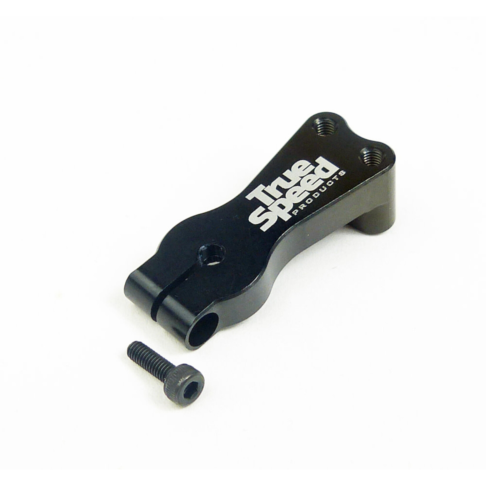 Custom Works RC Products CW5247 Custom Works Black Aluminum Extended Front Servo Arm