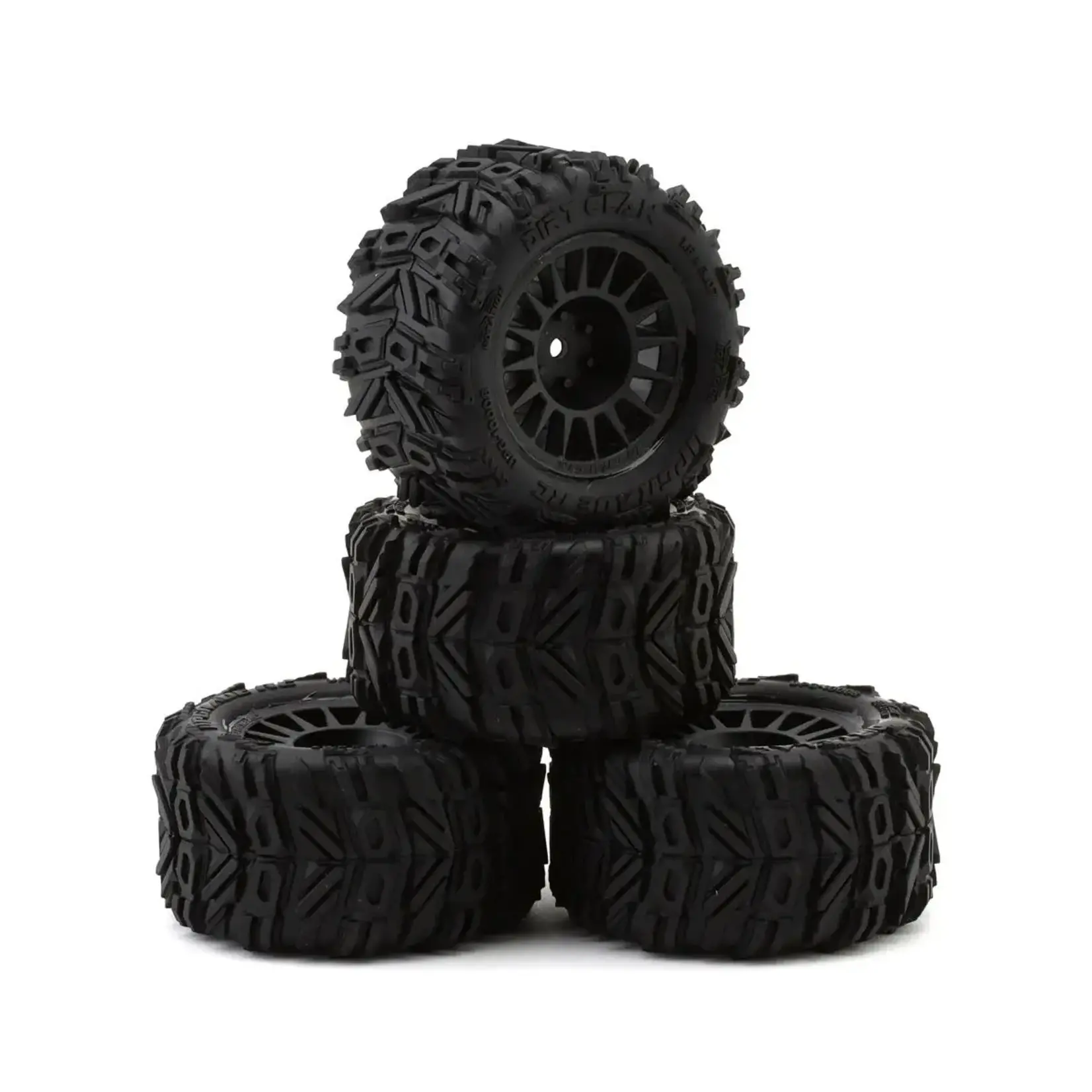 UpGrade RC UPG-10008 UpGrade RC Dirt Claw Pre-Mounted BELTED Tires for ARRMA Granite Grom (4)