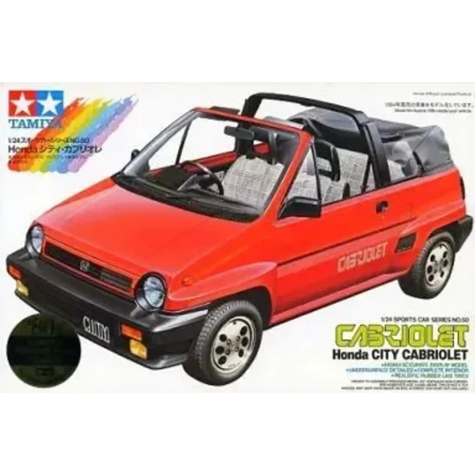 Tamiya TAM24050 Tamiya Honda City Cabriolet 1/24 Model Kit