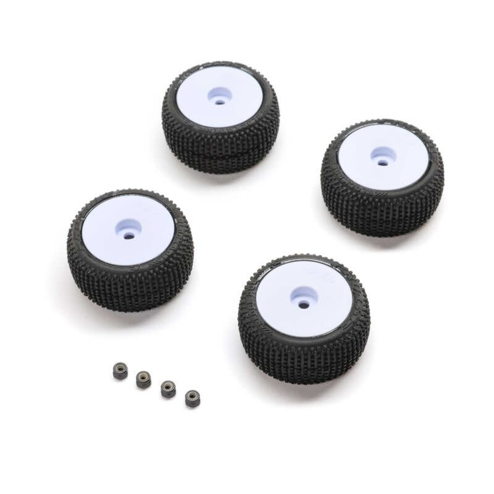 Pro-line Racing PRO-2633 Pro-Line  Blockade Tire, Pro-Line OE, Wheel, White, Mounted: Micro-T