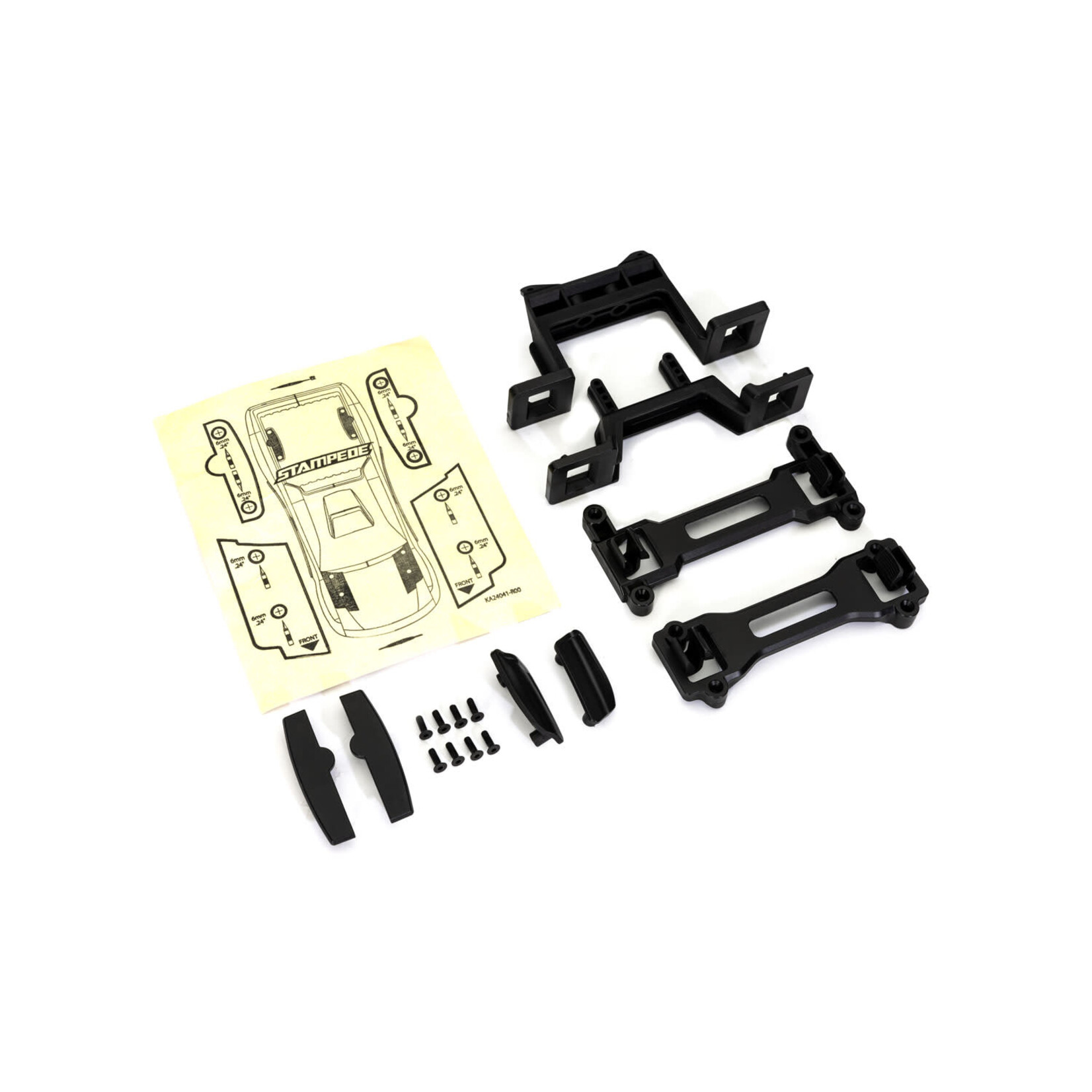 Traxxas TRA3619R Traxxas Stampede 2wd Clipless Body Conversion